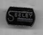 SEELEY PRACHTIGE EMAILE BROCHE ZWARTE UITVOERING SPELD, Ophalen of Verzenden, Gebruikt, Merk, Speldje of Pin