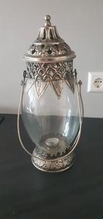 Windlicht, zilverkleurig, Huis en Inrichting, Ophalen, Metaal, 25 tot 50 cm