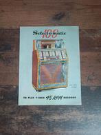 Reclame Flyer: Seeburg 100B (1951) jukebox, Verzamelen, Automaten | Jukeboxen, Verzenden, Gebruikt, 1950 tot 1960, Seeburg