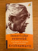 Innerlijke eenvoud - Krishnamurti, Ophalen of Verzenden, Gelezen, Spiritualiteit algemeen, Achtergrond en Informatie