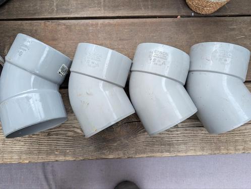 dyka / Wavin koppelstukken 125 mm  bochten, Doe-het-zelf en Verbouw, Buizen en Afvoer, Nieuw, Bochten, Pvc, Minder dan 2 meter
