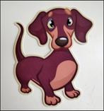 Leuke Dachshund Teckel Honden Sticker, Verzenden, Nieuw