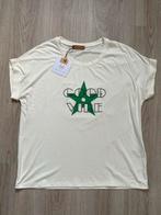 Mooij T-shirt - Good Vibe - one size - Nieuw, Kleding | Dames, Maat 38/40 (M), Wit, Nieuw, Ophalen of Verzenden