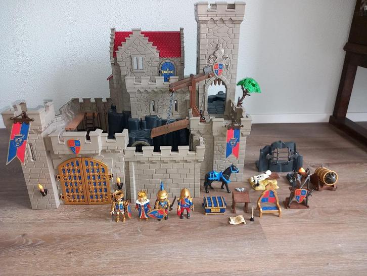 Playmobil 6000 Kasteel van de leeuwenridders, Kinderen en Baby's, Speelgoed | Playmobil, Gebruikt, Complete set, Ophalen