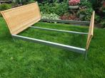 Bed Rotan/Riet Ikea 200 x 166 cm, Huis en Inrichting, Ophalen, Gebruikt, Overige kleuren, Tweepersoons