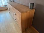 Massief eikenhouten dressoir, Ophalen, Zo goed als nieuw, 25 tot 50 cm, 200 cm of meer
