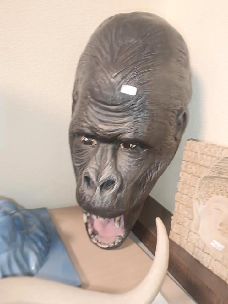 Gorilla Wanddecoratie, Antiek en Kunst, Kunst | Beelden en Houtsnijwerken, Ophalen of Verzenden