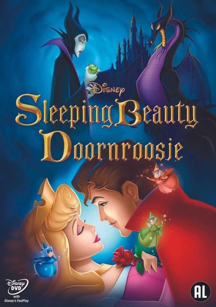 DVD Disney - Doornroosje (Sleeping Beauty), Cd's en Dvd's, Dvd's | Kinderen en Jeugd, Zo goed als nieuw, Film, Avontuur, Alle leeftijden