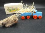 Ertsgebergte tractor met aanhanger in oude verpakking, Ophalen of Verzenden
