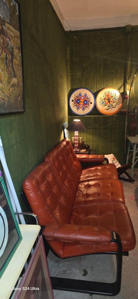 Coja Bank - Mid Century Design - Mooie Staat, Huis en Inrichting, Banken | Bankstellen, Gebruikt, Rechte bank, Driepersoons, 200 tot 250 cm