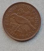 Nieuw Zeeland, 1 penny 1943, Ophalen of Verzenden, Losse munt