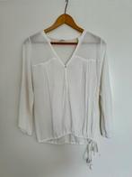 Mooie witte blouse 100% crinkled rayon (maat M), Nieuw, Maat 38/40 (M), Daun & Co., Ophalen of Verzenden