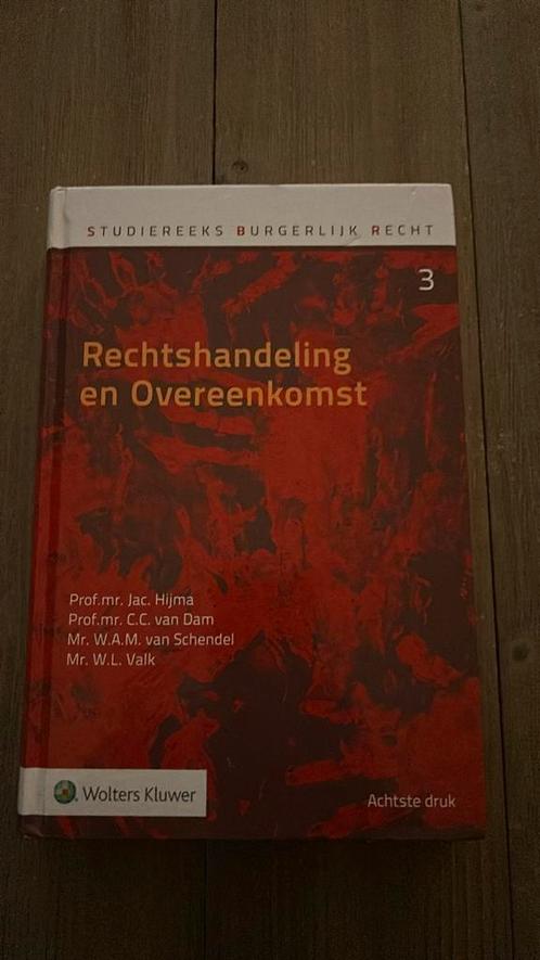 Jac. Hijma - Rechtshandeling en overeenkomst, Boeken, Wetenschap, Zo goed als nieuw, Verzenden