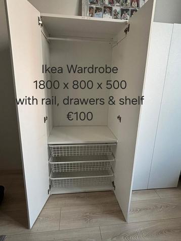 Functional Wardrobes with shelves and drawers