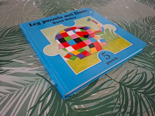 ELMER: LEG PUZZELS met ELMER - David McKee, Boeken, Kinderboeken | Kleuters, Zo goed als nieuw, Fictie algemeen, Jongen of Meisje
