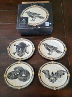 Williams Sonoma, set van 4 bordjes, Halloween, zgan, Ophalen of Verzenden, Zo goed als nieuw, Overige stijlen, Bord(en)