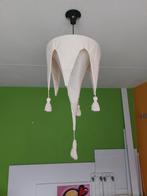 T.K. Katoenen puntlamp met kwastjes, oosterse look en feel, Huis en Inrichting, Lampen | Kroonluchters, Ophalen, Zo goed als nieuw