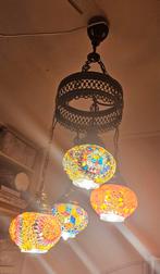 Oosterse hanglamp met mozaïek, Huis en Inrichting, Ophalen of Verzenden, Zo goed als nieuw, Glas, Oosters