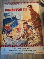 Winnetou III Franse vintage filmposter XXl, Verzamelen, Deurposter of groter, Ophalen of Verzenden, Film en Tv, Rechthoekig Staand