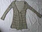 Didi lang vest beige maat S katoen acryl elastan, Ophalen, Beige, Didi, Maat 36 (S)