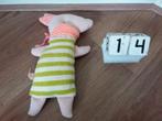 Maileg varken ogen open en dicht gestreept pakje, Kinderen en Baby's, Speelgoed | Knuffels en Pluche, Ophalen, Gebruikt, Overige typen