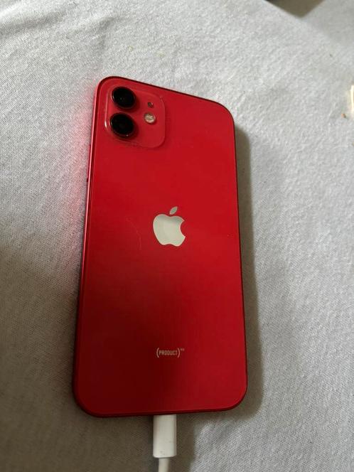 Iphone 12 rood 64gb NIEUWE BATTERIJ EN SCHERM, Telecommunicatie, Mobiele telefoons | Apple iPhone, Gebruikt, 64 GB, Zonder abonnement