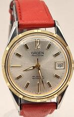 Gruen precision automatic date, Verzenden, Gebruikt, Leer, Overige merken