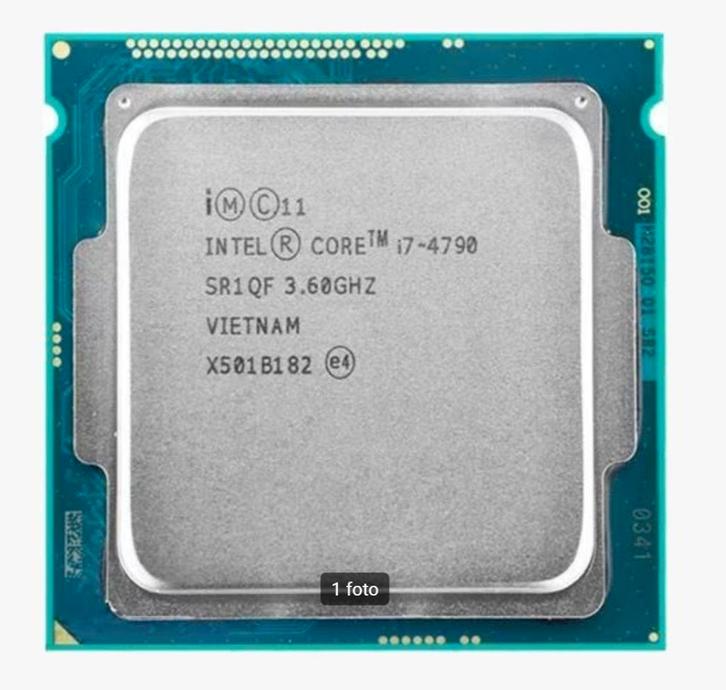 Processor Intel i7-4790 - 3.6ghz, Computers en Software, Processors, Zo goed als nieuw, 4-core, 3 tot 4 Ghz, Ophalen of Verzenden