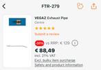 NEW! VEGAZ Centre Exhaust Pipe - FTR-279, Ophalen of Verzenden, Nieuw