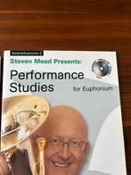 Steven Mead - Performance Studies for Euphonium, Muziek en Instrumenten, Bladmuziek, Klassiek, Ophalen of Verzenden, Zo goed als nieuw