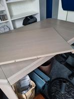 Eettafel. Lichtgrijs hout, Huis en Inrichting, Tafels | Eettafels, Ophalen, Rechthoekig, 200 cm of meer, 50 tot 100 cm