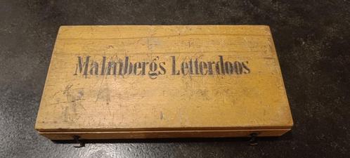 Malmberg letterdoos, Antiek en Kunst, Antiek | Speelgoed, Ophalen of Verzenden