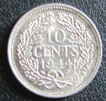 10 Cents 1944 P, Wilhelmina beschikbaar voor biedingen