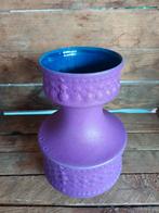 Vintage Modica Gouda vaas paars, Blauw, Aardewerk of Porselein, Ophalen of Verzenden, Zo goed als nieuw