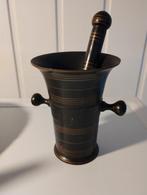 Zware vijzel plus Stamper, Antiek en Kunst, Antiek | Koper en Brons, Ophalen of Verzenden