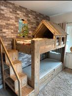 Leuk stapelbed huisje incl. matrassen, Ophalen, Gebruikt, Stapelbed