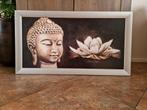 Boedha schilderij met lotus., Ophalen, Zo goed als nieuw, Schilderij
