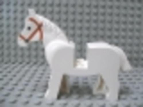 Lego Castle Dieren Paard Wit 4493c01pb04, Kinderen en Baby's, Speelgoed | Duplo en Lego, Zo goed als nieuw, Lego, Losse stenen
