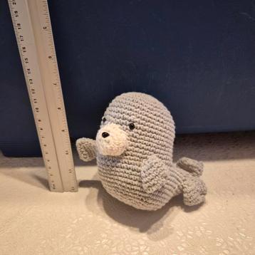 Gehaakte Zeehond Knuffel - Handgemaakt beschikbaar voor biedingen
