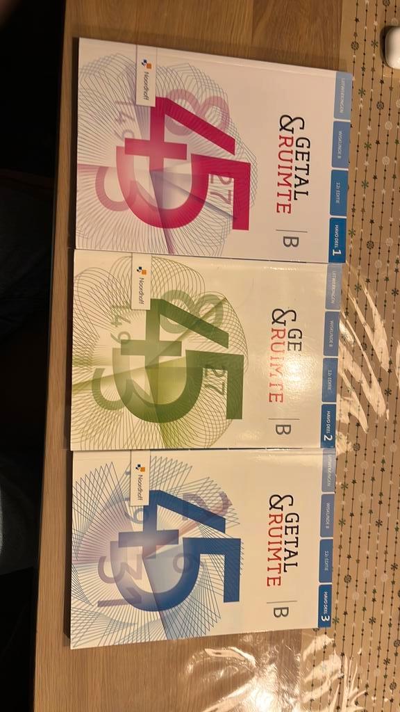 Getal en ruimte antwoordboeken havo 4/5, Boeken, Schoolboeken, Zo goed als nieuw, HAVO, Ophalen of Verzenden