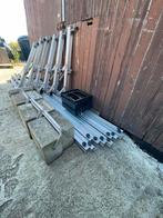 Dakrand (Hek) Val Beveiliging Compleet. Aluminium 12 meter., Doe-het-zelf en Verbouw, Steigers, Ophalen, Gebruikt, Daksteiger