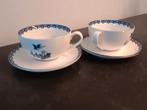 2 Delft Blauw Cappuccino Kop en Schotel - Rijksmuseum, Huis en Inrichting, Keuken | Servies, Ophalen of Verzenden, Zo goed als nieuw