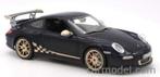 Porsche 911 GT3 RS 2009 Zwart Goud Schaal 1:18 Norev 187563, Auto, Norev, Ophalen of Verzenden, Norev