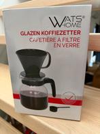 Glazen Koffiezetter - Nieuw in doos!, Ophalen of Verzenden, Nieuw