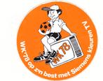 Sticker Siemens Kleuren TV - WK voetbal 1978, Verzenden, Zo goed als nieuw, Merk