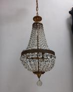 Kroonluchter zakkroonluchter 58 cm, Huis en Inrichting, Lampen | Kroonluchters, Ophalen of Verzenden, Gebruikt, Glas, Klassiek