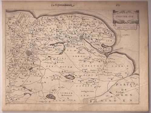 Ooster-Goe. Jacob Aertz. Colom. 1636. Oostergo, Antiek en Kunst, Kunst | Etsen en Gravures, Ophalen of Verzenden