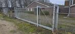 Twee schuifpoorten 5x2 en 7x2m., Tuin en Terras, Ophalen, Schuifpoort, Zo goed als nieuw, 200 cm of meer