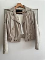 Goosecraft bikerjack 406 maat M, Kleding | Dames, Jasjes, Kostuums en Pakken, Jasje, Beige, Goosecraft, Maat 38/40 (M)