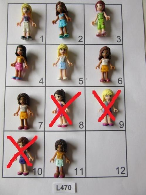 L470 LEGO FRIENDS POPPETJES MEIDEN, Kinderen en Baby's, Speelgoed | Duplo en Lego, Zo goed als nieuw, Lego, Losse stenen, Ophalen of Verzenden